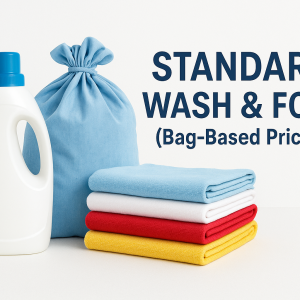 Standard Wash & Fold Service (Bag-Based Pricing)