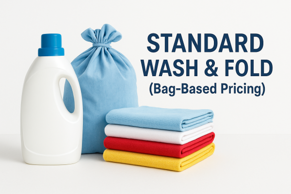 Standard Wash & Fold Service (Bag-Based Pricing)